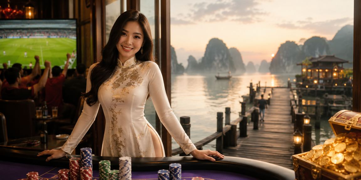 Người dùng tại Hạ Long đăng ký tài khoản và xem thông tin bonus trực tuyến qua điện thoại